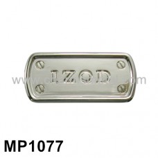 MP1077 - "IZOD" Metal Plate